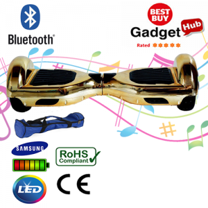 Bluetooth Gold Chrome Hoverboard