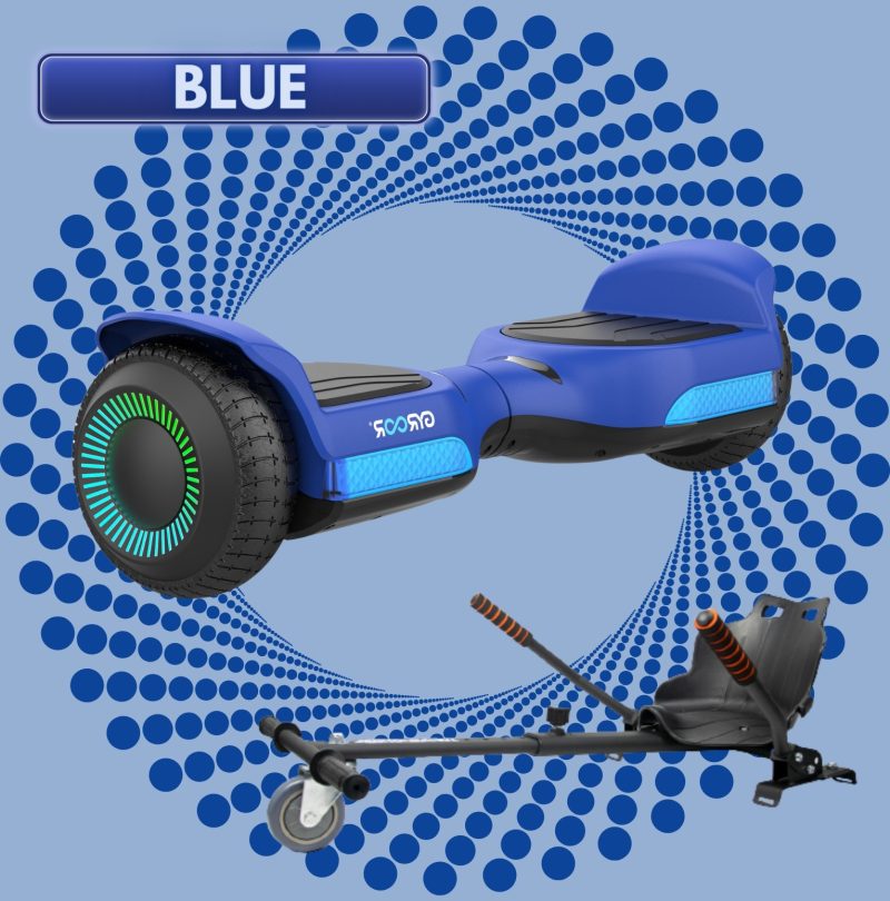 NEW ARRIVAL GYROOR G13 GO NEON BLUE SEGWAY HOVERBOARD 6.5" LED