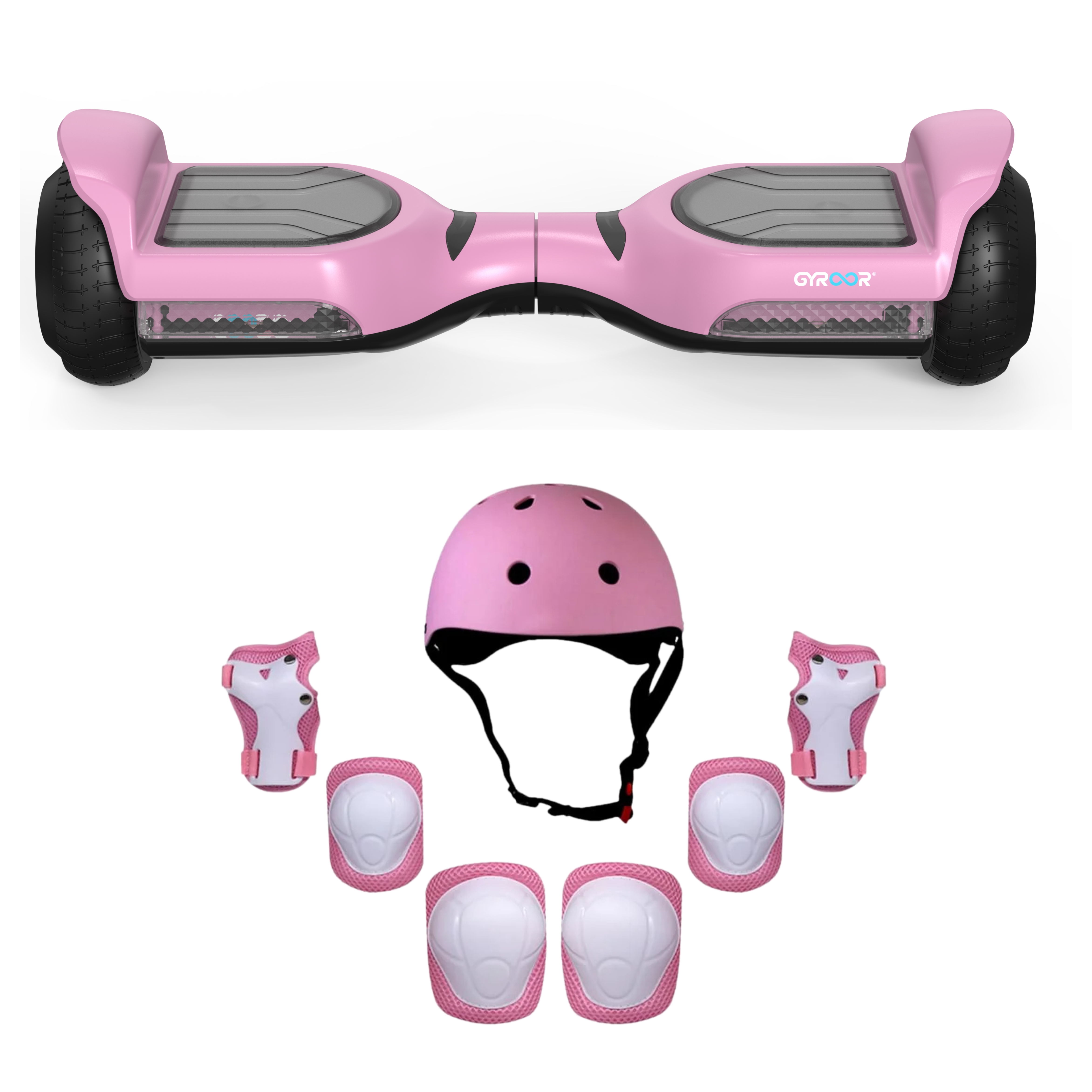 NEW - GYROOR G13 GO Pink Bluetooth Segway Hoverboard - UK Segboards